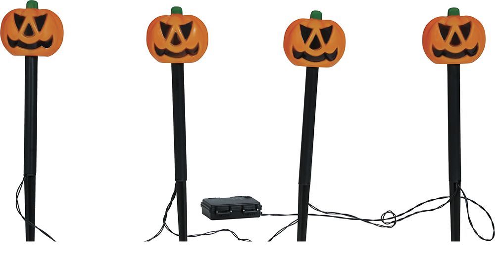 Halloween Priklamp 33cm 4st