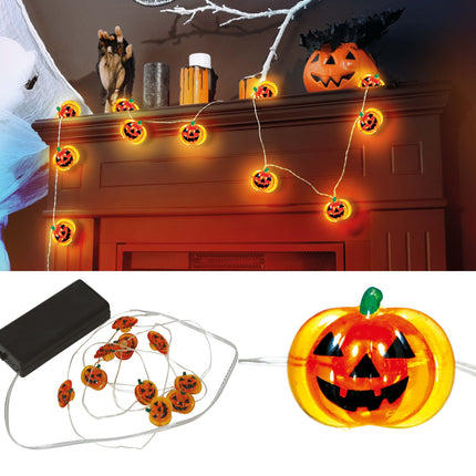 Halloween Lichtsnoer Pompoenen 1,2m