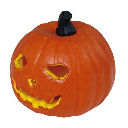 Halloween Pompoen Licht Oranje 16cm