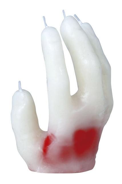 Halloween Hand Kaars 14cm