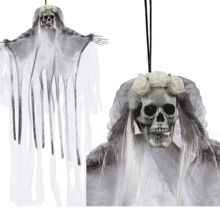 Halloween Pop Skelet Bruid 70cm