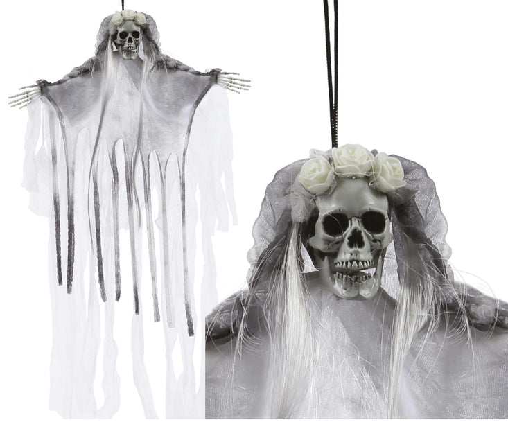 Halloween Pop Skelet Bruid 70cm