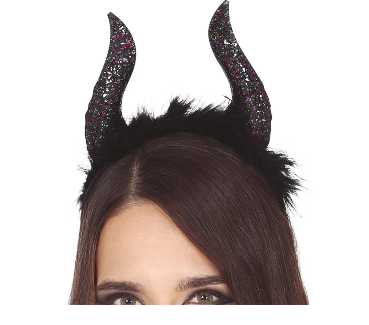 Halloween Tiara Glitter Hoorns