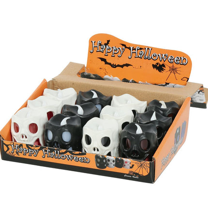 Halloween Schedel Lantaarn Led 6cm