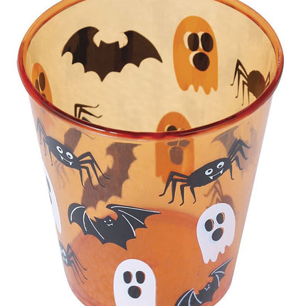 Halloween Glas Oranje 10cm