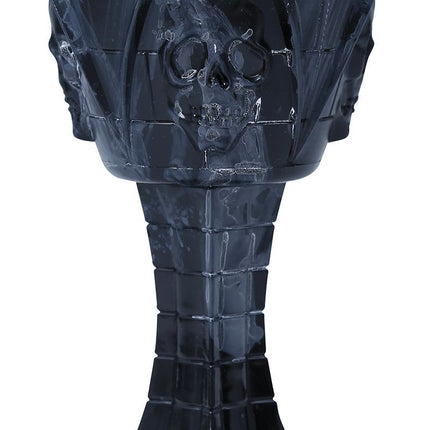 Halloween Glas Schedel 19cm