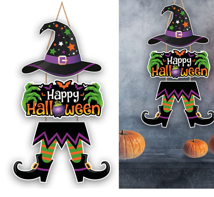 Halloween Wanddecoratie Heks