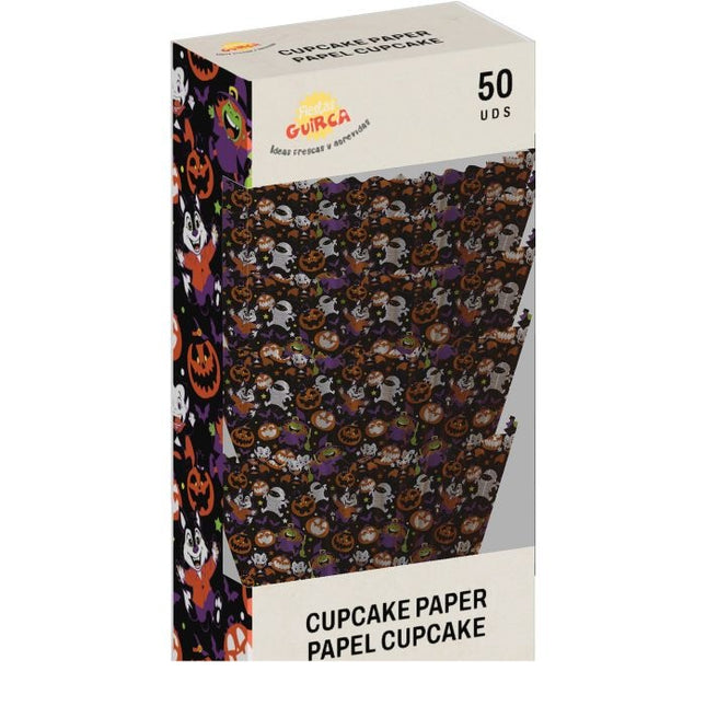 Halloween Cupcake Vormpjes Papier 5cm 50st