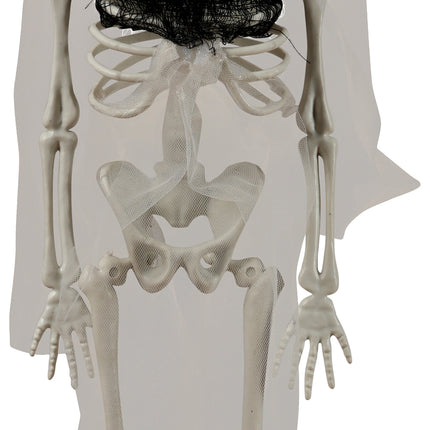 Skeleton bride hanging decoration 43 cm