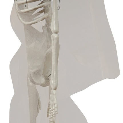 Skeleton bride hanging decoration 43 cm