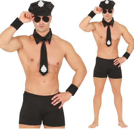 Police striptease set, adult