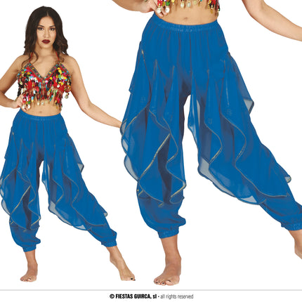 Hq blue belly dance pants