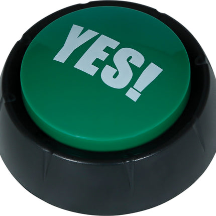 2 buzzer buttons, “yes!” and “no!”, 9 cm