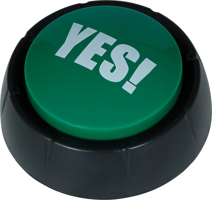 2 buzzer buttons, “yes!” and “no!”, 9 cm