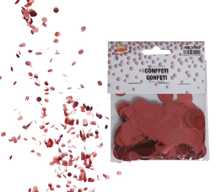 Rose Gouden Confetti 1,5cm 15g