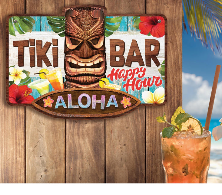 Hawaii Bord Tiki Bar 35cm