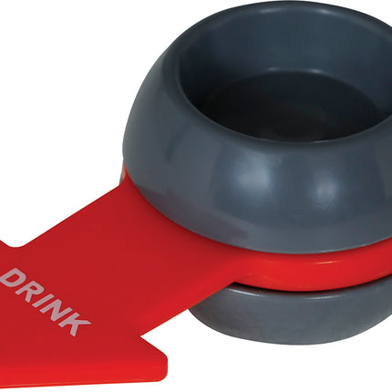 Rotating arrow drinking game with shots 10 cm