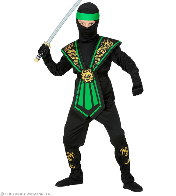 Kombat Ninja Groen Kostuum Kind