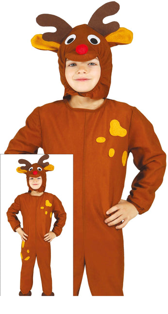 Kerst Onesie Rudolf Kind