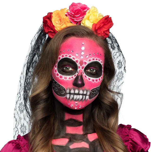 Halloween Schminkset Diamond Catrina 5 delig