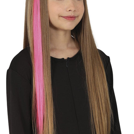 Hair extensions Roze 50cm 3st