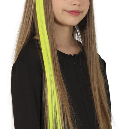 Hair Extensions Geel 50cm 3st