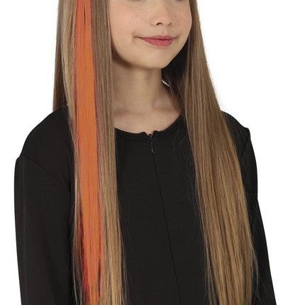 Hair Extensions Oranje 50cm 3st