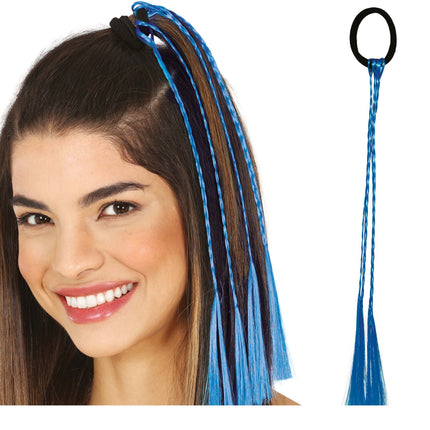 Braids Blauw 35cm 3st