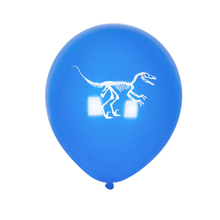 Dinosaurus Ballonnen Gekleurd 25cm 6st