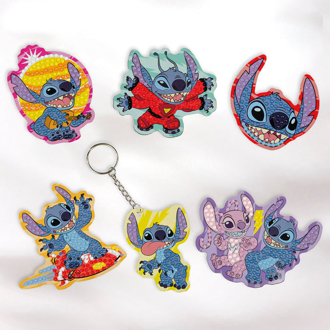 Stitch Daimond Painting Sleutelhanger En Magneten Maken Set