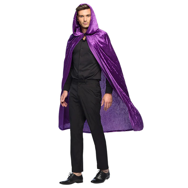 Halloween Cape Paars 1,7m