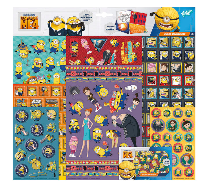 Despicable Me Stickerset XL 300st