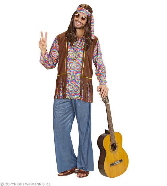 Hippie Man Psychedelisch Kostuum