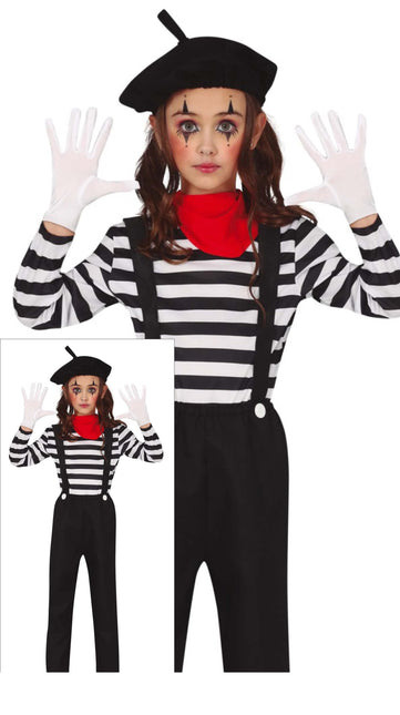 Mime Kostuum Kind