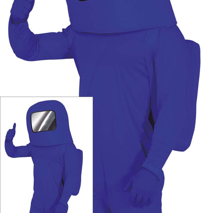 Astronautenpak Kind Blauw 14/16 jaar