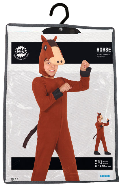 Onesie Paard Bruin