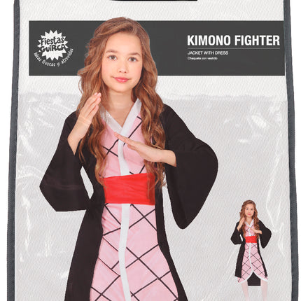 Vechter Kostuum Kimono Meisje