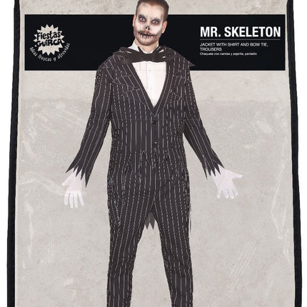 MR Skeleton Halloween Kostuum Heren