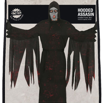 Hooded Assassin Halloween Kostuum Heren