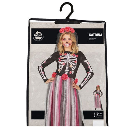 Catrina Halloween jurk Dames