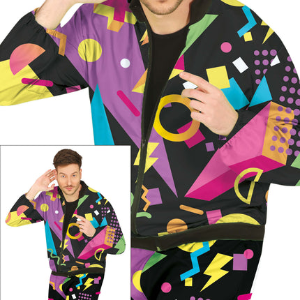 80s Tracksuit Zwart Heren