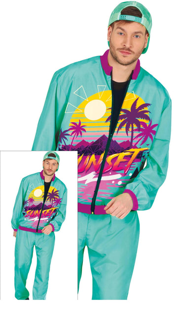 90s Tracksuit Sunset Heren