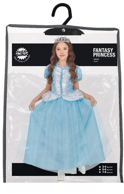 Prinses Jurk Blauw Meisje