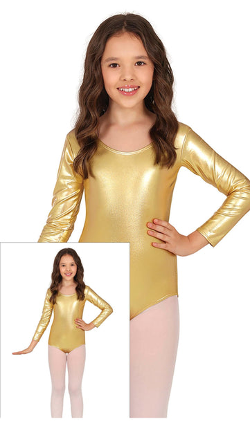 Gympakje Goud Meisje Metallic