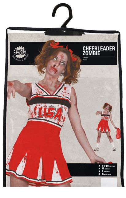 Zombie Halloween Kostuum Dames Cheerleader