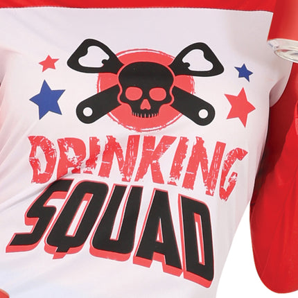 Harley Quinn Kostuum Drinking Squad Dames