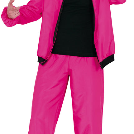 Pink Neon Tracksuit 2 delig Heren