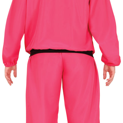 Pink Neon Tracksuit 2 delig Heren