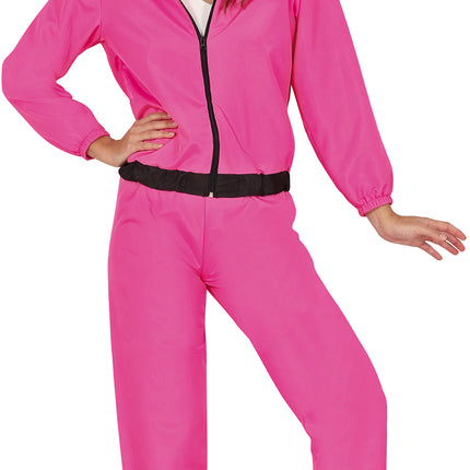 Pink neon tracksuit