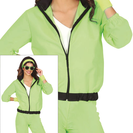 Green Neon Tracksuit Dames